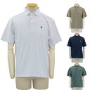 シニアファッション 春夏 POLO BCS 半袖 ポロシャツ トップス シニア 紳士 70代 80代 90代 ギフト紳士服 高齢者 服装 おしゃれ おじいちゃん おすすめ 通販 介護 施設 デイサービス 名入れ