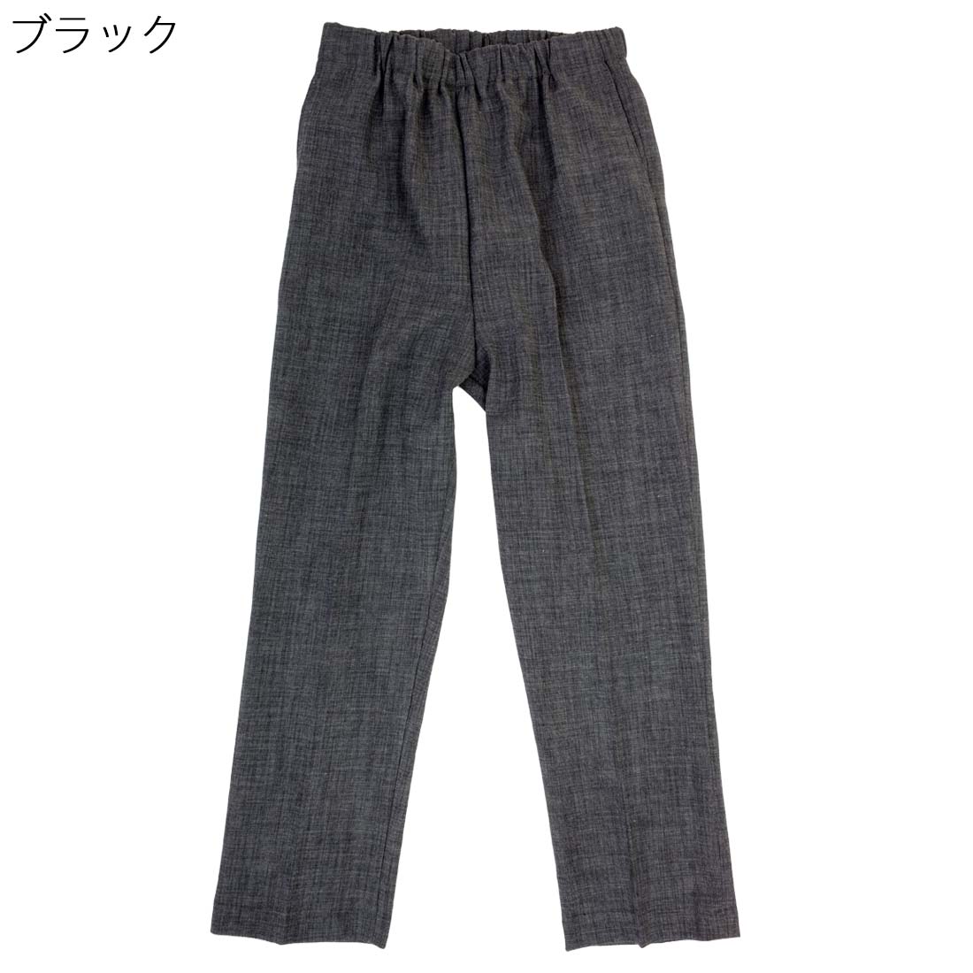 春夏 綿混 サマー ウエストゴム 入替口付 パンツ ズボン 薄手●春 夏 婦人 大きいサイズ 刺繍名入れ無料 誕生日 母の日 プレゼント ギフト 高齢者 おばあちゃん 婦人服 介護施設向け シニアファッション レディース 70代 80代 90代 urashima-10006944 おしゃれセンター うらしま サンプル画像3