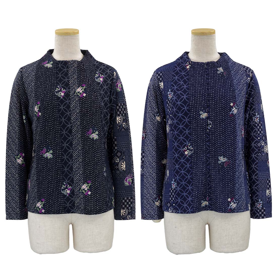 Rakuten - シニアファッション 秋冬 婦人 レディース ちりめん ロングファスナー ストレッチ カットソー Tシャツ 高齢者 70代 80代 90代 母の日
