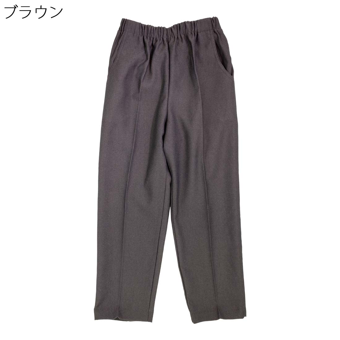 ウエストゴム 裏起毛 ゴム取替口付 パンツ 日本製●婦人 シニアファッション 70代 80代 90代 秋冬 あったか レディース シニア ズボン ゴム urashima-10007184 おしゃれセンター うらしま サンプル画像3