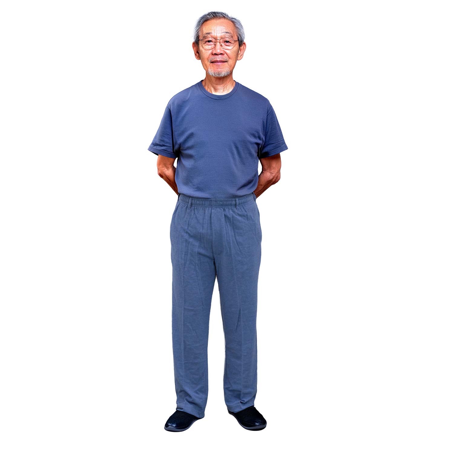 シニアファッション 春夏 薄手 前ファスナー カノコ イージーパンツ ストレート 紳士 60代 70代 80代 90代 敬老の日 高齢者 介護 ズボン 男性 おしゃれ 普段着 メンズ シニア 紳士服 おじいちゃん お年寄り 介護施設 デイサービス 名入れ刺繍 父の日 ゴム urashima-10001833 おしゃれセンター うらしま サンプル画像2