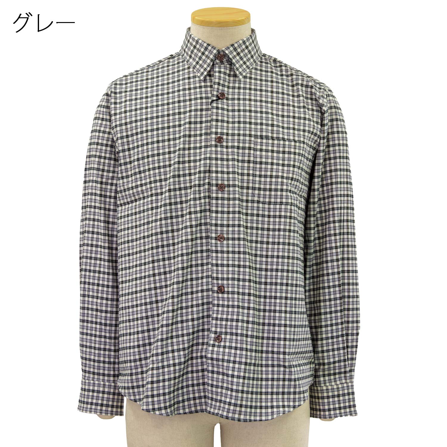 シニア 春夏 マジックテープ ワンタッチ ストレッチ ツイル カジュアル シャツ シニアファッション 70代 80代 90代 父の日 urashima-10007820 おしゃれセンター うらしま サンプル画像2