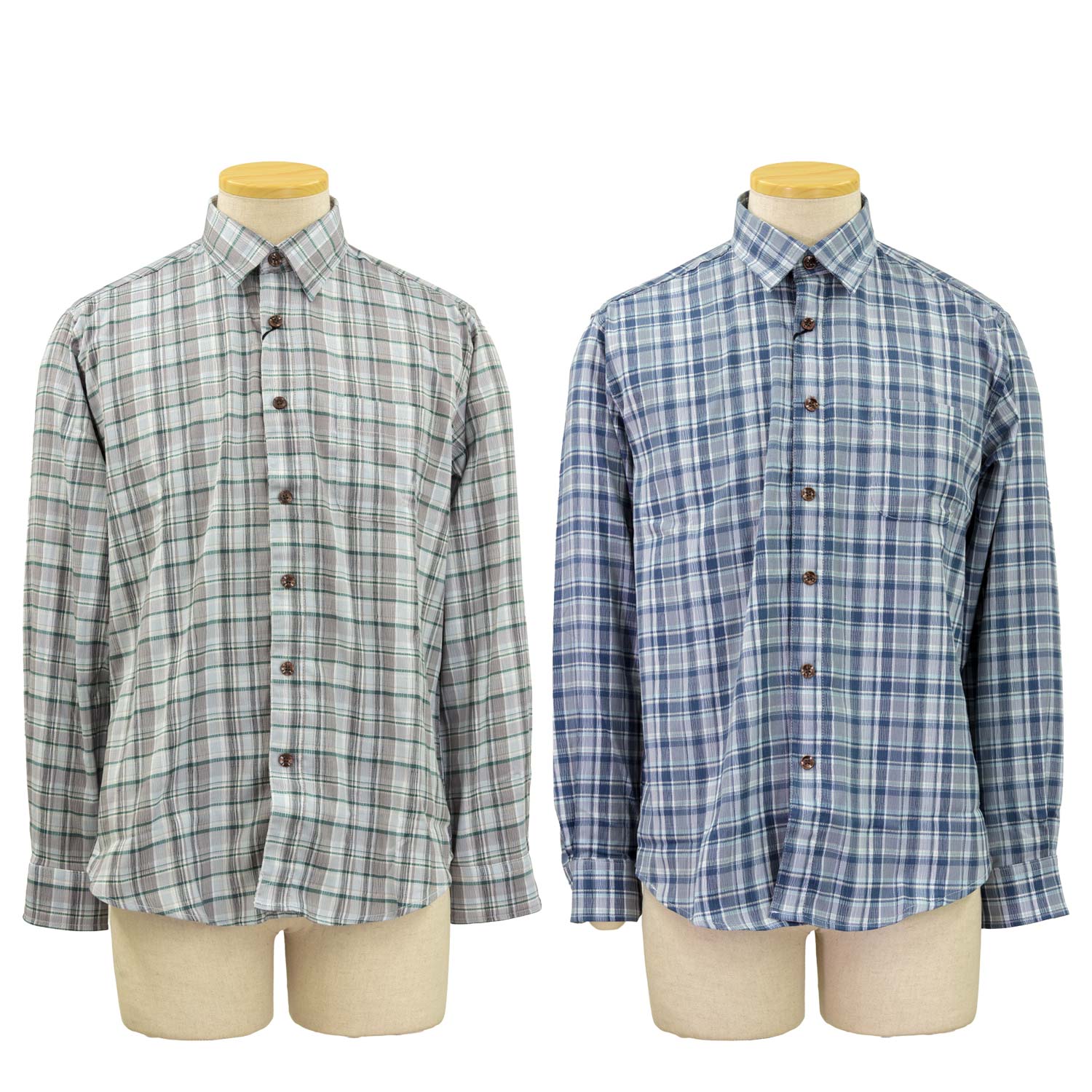 Rakuten - 夏長袖 涼感 しじら 楊柳 マジックテープ ワンタッチ シャツ ナイアガラ織 涼しい シャツ シニアファッション 70代 80代 90代 高齢者 男性 普段着 部屋着 ホームウェア おしゃれ着 外出着 紳士 父の日エアコンの効いた室内に 敬老の日 プレゼント