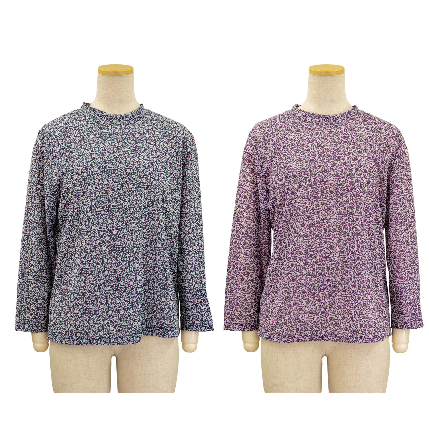 Rakuten - ストレッチ 長袖 エスパンディ カットソー 日本製 Tシャツ 婦人 レディース シニアファッション 70代 80代 90代 春 秋