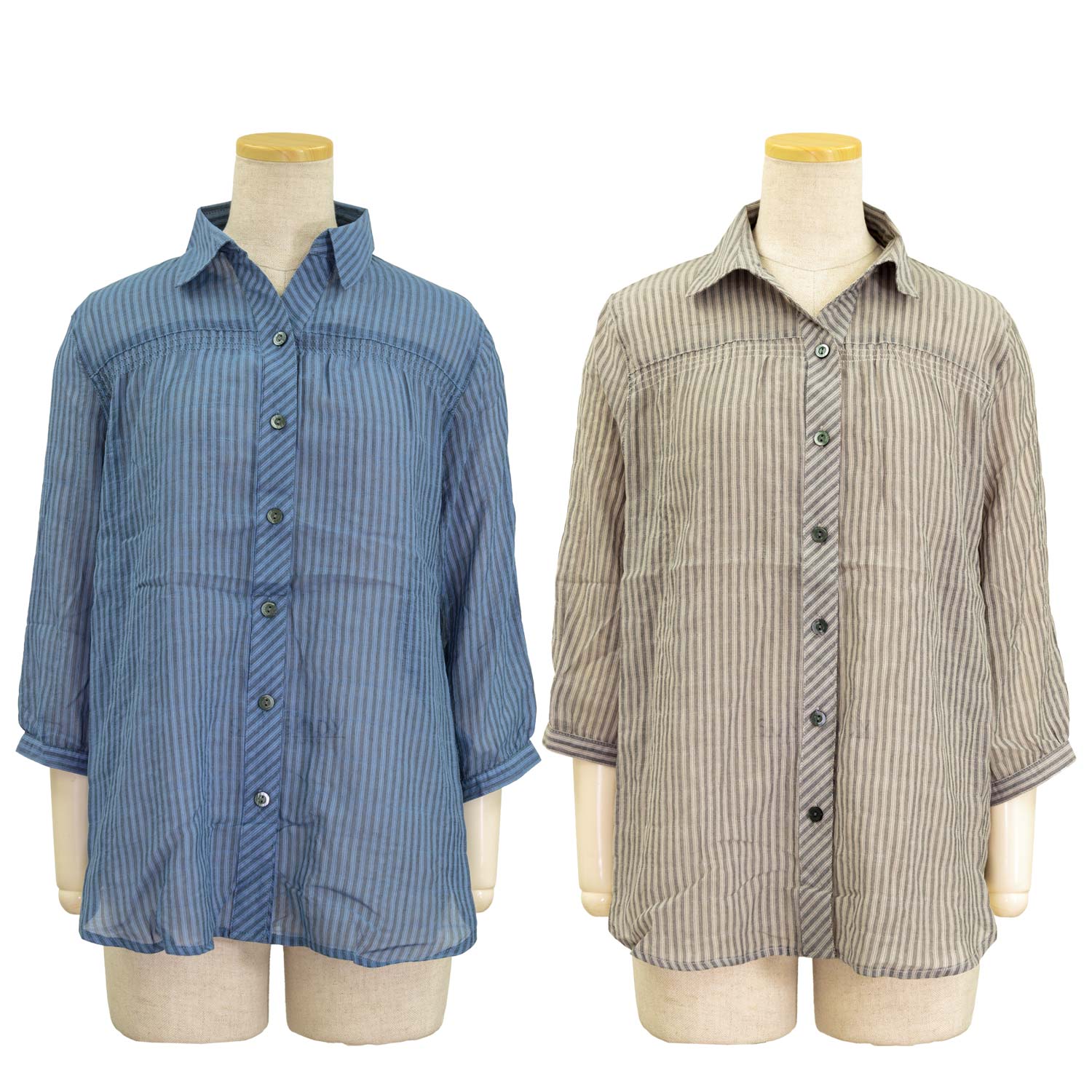 Rakuten - 綿スラブ 7分袖 ブラウス シャツ シニアファッション 春夏 トップス シニア 婦人 レディース 70代 80代 90代 ギフト婦人服 高齢者 服装 おしゃれ おばあちゃん おすすめ 通販 介護 施設 名入れ