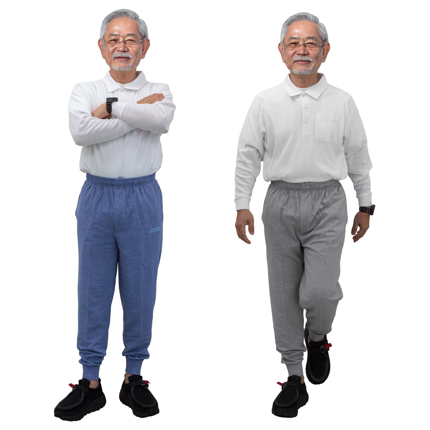 シニアファッション 春夏 薄手 前ファスナー カノコ イージーパンツ 裾リブ 紳士 60代 70代 80代 90代 敬老の日 高齢者 介護 ズボン 男性 おしゃれ 普段着 メンズ シニア 紳士服 おじいちゃん お年寄り 介護施設 デイサービス 名入れ刺繍 父の日 ゴム urashima-10001832 おしゃれセンター うらしま パッケージ画像