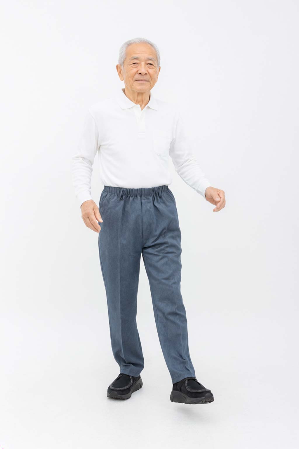 シニアファッション 春夏 イージー らくらくスラックス風 サマーパンツ MC 紳士 60代 70代 80代 90代 敬老の日 高齢者 介護 ズボン 男性 おしゃれ 普段着 メンズ シニア 紳士服 おじいちゃん お年寄り 介護施設 デイサービス 名入れ刺繍 父の日 ゴム