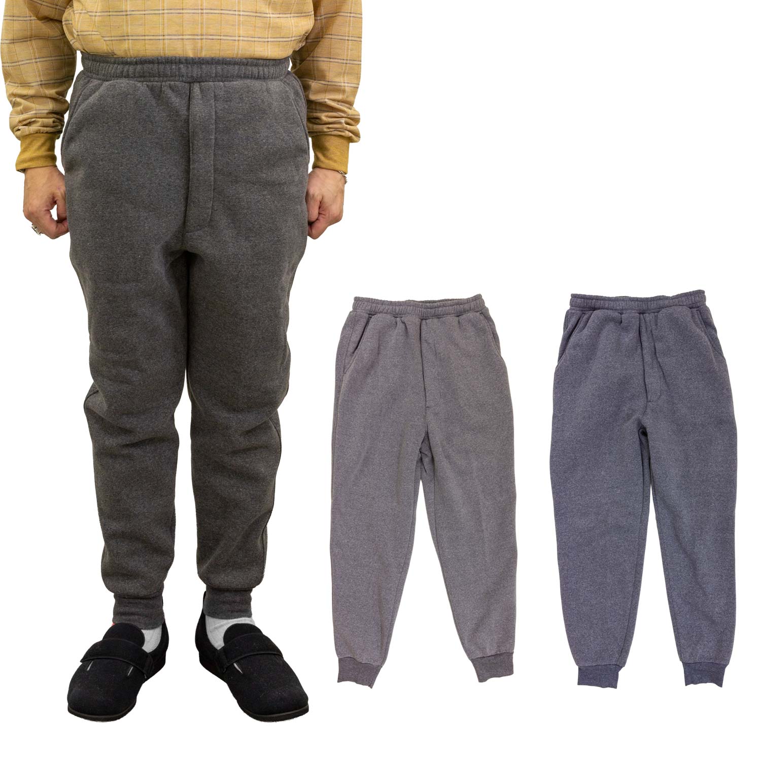 あったか 裏起毛 スウェット パンツ 前ファスナー 裾リブ 紳士 シニアファッション 秋冬 60代 70代 80代 90代 敬老の日 高齢者 おしゃれ 普段着 メンズ シニア 男性 紳士服 おじいちゃ