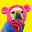 ※予約販売【TOOF】PUPPY TEDDY BEAR NECKWARMER（Pink） 韓国 ブランド かわいい おしゃれ プレゼント 小型犬 NEW 秋 冬 1