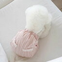 ※予約販売【near by us】chouchou romper(rose quartz) 犬服 ドッグウェア 犬の服 小型犬 小型犬服 春 夏 秋 春服 夏服