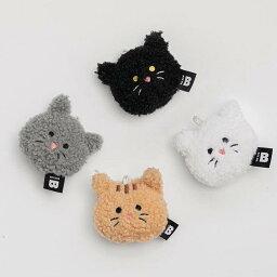 ※予約販売【BITE ME】My Sibling Plush Charm（Cat） 韓国 ブランド かわいい おしゃれ プレゼント 小型犬 バッグ リード NEW 猫 ホルダー