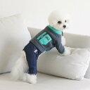 即納【W】アウトドアフリースオールインワン(チャコール) 韓国 ブランド かわいい おしゃれ プレゼント 小型犬 NEW 秋 冬