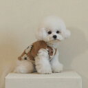 即納【near by us】flower wool vest（Beige） 韓国 ブランド かわいい おしゃれ プレゼント 小型犬 NEW 秋 冬 犬