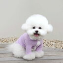 ※予約販売【Chiot】Blooming collar cardigan(VIolet) 韓国 ブランド かわいい おしゃれ プレゼント 小型犬 NEW 春 秋