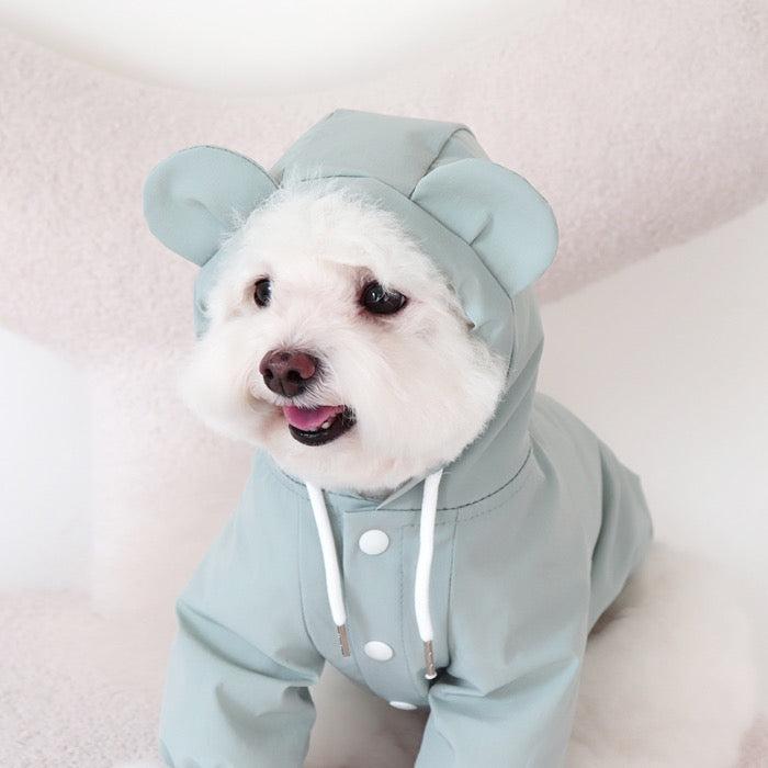 ※予約販売【Chiot】Mini Bear Light Jumper（Mint） 韓国 ブランド かわいい おしゃれ プレゼント 小型犬 NEW 春 秋 軽量 丈夫 便利 雨