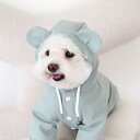 ※予約販売【Chiot】Mini Bear Light Jumper（Mint） 韓国 ブランド かわいい おしゃれ プレゼント 小型犬 NEW 春 秋 軽量 丈夫 便利 雨