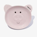 ※予約販売【BRIDGE.DOG】BRIDGE PIGGY DISH(PINK FACE)艶あり 韓国 ブランド かわいい おしゃれ プレゼント 小型犬 マット...