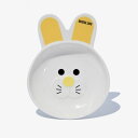 \̔yBRIDGE.DOGzBRIDGE BUNNY DISH MILK WHITEiYELLOWj