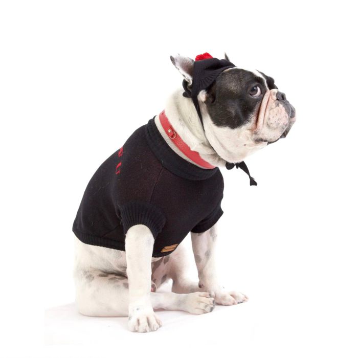 ※予約販売【MOSHIQA】I Woof U Dog Sweater