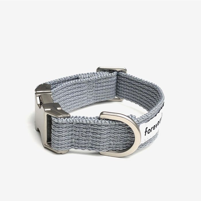 即納【foreverybari】Classic Pet Collar（Ice Gray） 犬用品 ドッググッズ 首輪 犬の首輪 ドッグカラ..