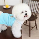 ※予約販売【DURANG RURANG】Summer Bear Breeze Top（Soda Blue） 韓国 ブランド かわいい おしゃれ プレゼント 小型犬 NEW 春 夏 秋 犬