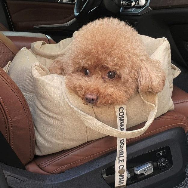 ※予約販売【DOUBLE COMMA】multi cushion bag（ベージュ） / ブランド キャリーバッグ 可愛い カーシー..