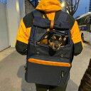 ※予約販売【INSIDE DOG & CAT】Inside R Backpack2(キャメル/ネイビー) 韓国 ブランド かわいい おしゃれ プレゼント 小型犬...