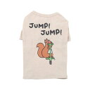 即納【monchouchou】JUMP JUMP T-shirt 韓国 ブランド かわいい おしゃれ プレゼント 小型犬 キャラクター NEW 春 夏 秋 犬