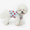 即納【TUSTUS】Cool Mesh Top(Apple) 犬服 ドッグウェア 犬の服 スリーブレス 犬用品 ドッググッズ 韓国 小型犬 小型犬服 夏