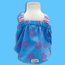 即納【TOOF】DAISY TANK TOP(BLUE) 犬服 ドッグウェア 犬の服 スリーブレス 犬用品 ドッググッズ 小型犬 小型犬服 韓国 夏