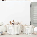 即納【a tous moments】Partir living - Toy Basket 韓国 おもちゃ おもちゃ入れ 犬用品 ドッググッズ インテリア 収納 コットン ハンドメイド Mサイズ