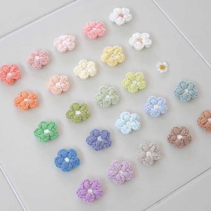 ※予約販売【near by us】flower hair pin (24 colors) 韓国 ブランド かわいい おしゃれ プレゼント 小型犬 NEW 春 夏 秋 冬