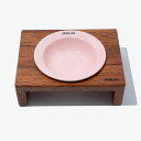 即納【BRIDGE.DOG】BRIDGE MINI DISH(PINK)艶あり 韓国 犬用品 ドッググッズ フードウェア 犬お皿 フードボウル 餌皿 水飲み 給水器 餌