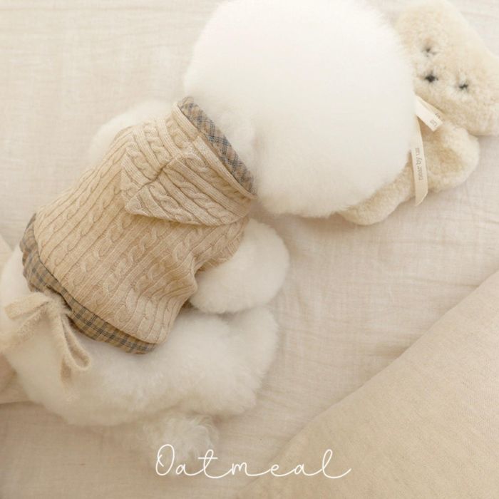 ͽnear by usCable Knit Crop TopOatmeal  ɥå  ꡼֥쥹 ...