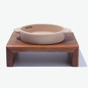 ※予約販売【BRIDGE.DOG】BRIDGE MINI POT(BEIGE) 韓国 ブランド かわいい おしゃれ プレゼント 小型犬 マット フードボウル 給...