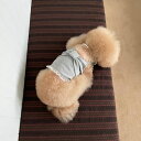 ※予約販売【FREDDIE TALE】TWINKLE BOWTOP(Shiny Gray) 韓国 犬用品 ドッググッズ Tシャツ スリーブレス ドッグウェア 犬...
