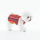 即納【Sniff】メキシカンストライプキャミワンピース(レッド) 韓国 ブランド かわいい おしゃれ プレゼント 小型犬 ワンピース ドレス NEW 春 夏
