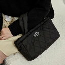 即納【small stuff × VONRU】QUILTED MINI BAG（BLACK） 韓国 ブランド かわいい おしゃれ プレゼント 小型犬 バッグ 散歩バッグ 水筒 散歩グッズ スリッカー NEW 春 夏 冬 便利