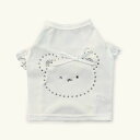 ※予約販売【meaningless】Kirakira Gosomi T 犬服 ドッグウェア 犬の服 小型犬 小型犬服 Tシャツ スリーブレス 春 夏 秋