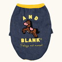 ※予約販売【andblank】Coco pony Denim pullover 犬服 ドッグウェア 犬の服 Tシャツ スリーブレス 犬用品 ドッググッズ 韓国 小型犬 小型犬服 春