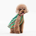 即納【Sniff】メキシカンストライプキャミワンピース(グリーン) 韓国 ブランド かわいい おしゃれ プレゼント 小型犬 ワンピース ドレス NEW 春 夏