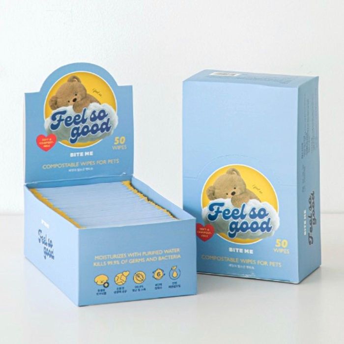 [yBITE MEzFeel So Good Wet Tissue Portable 50pcs set