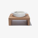 ※予約販売【BRIDGE.DOG】BRIDGE TOY POT(WHITE)艶あり 韓国 ブランド かわいい おしゃれ プレゼント 小型犬 マット フードボウル...