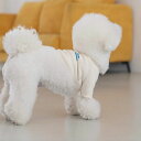 即納【DA】ワッフルクロップトップ(アイボリー) 韓国 ブランド かわいい おしゃれ プレゼント 小型犬 NEW 春 夏 秋