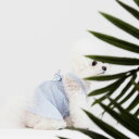 即納【Sniff】X STRAP STRIPE DRESS(ブルー) 韓国 ブランド かわいい おしゃれ プレゼント 小型犬 ワンピース ドレス NEW 春 夏...