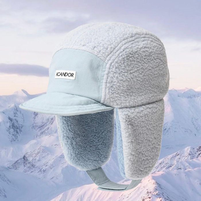 ※予約販売【iCANDOR】SNOWMASS CAP（POWDER BLUE） 犬用品 ドッググッズ ドッグウェア 犬服 犬の服 韓..