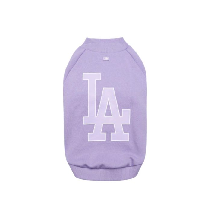 ※予約販売【MLB KOREA】MLB big logo sweat shirt（Lavender） 韓国 ブランド かわいい おしゃれ プレゼント 小型犬 お揃い リンクコーデ NEW 犬