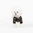 即納【Sniff】ハワイアンモチーフアロハシャツ(ブラック) 韓国 ブランド かわいい おしゃれ プレゼント 小型犬 NEW 春 夏 秋 犬