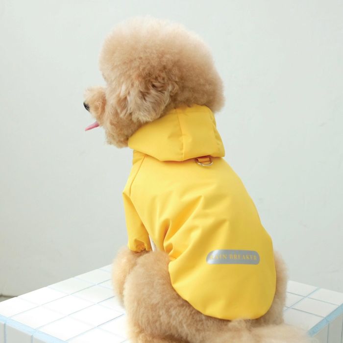 即納【cosy corner】Rain Breaker（Yellow） 韓国 ブランド かわいい おしゃれ プレゼント 小型犬 首輪 ハーネス リード レインコート NEW 春 夏 秋 軽量 犬