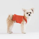 即納【Sniff】スモッキングキャミトップ(オレンジ) 韓国 ブランド かわいい おしゃれ プレゼント 小型犬 NEW 春 夏 秋 犬